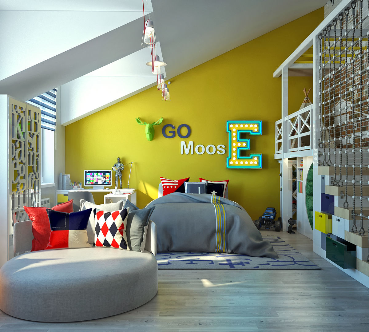 Детская комната для мальчика, Sweet Home Design Sweet Home Design Quartos de criança modernos