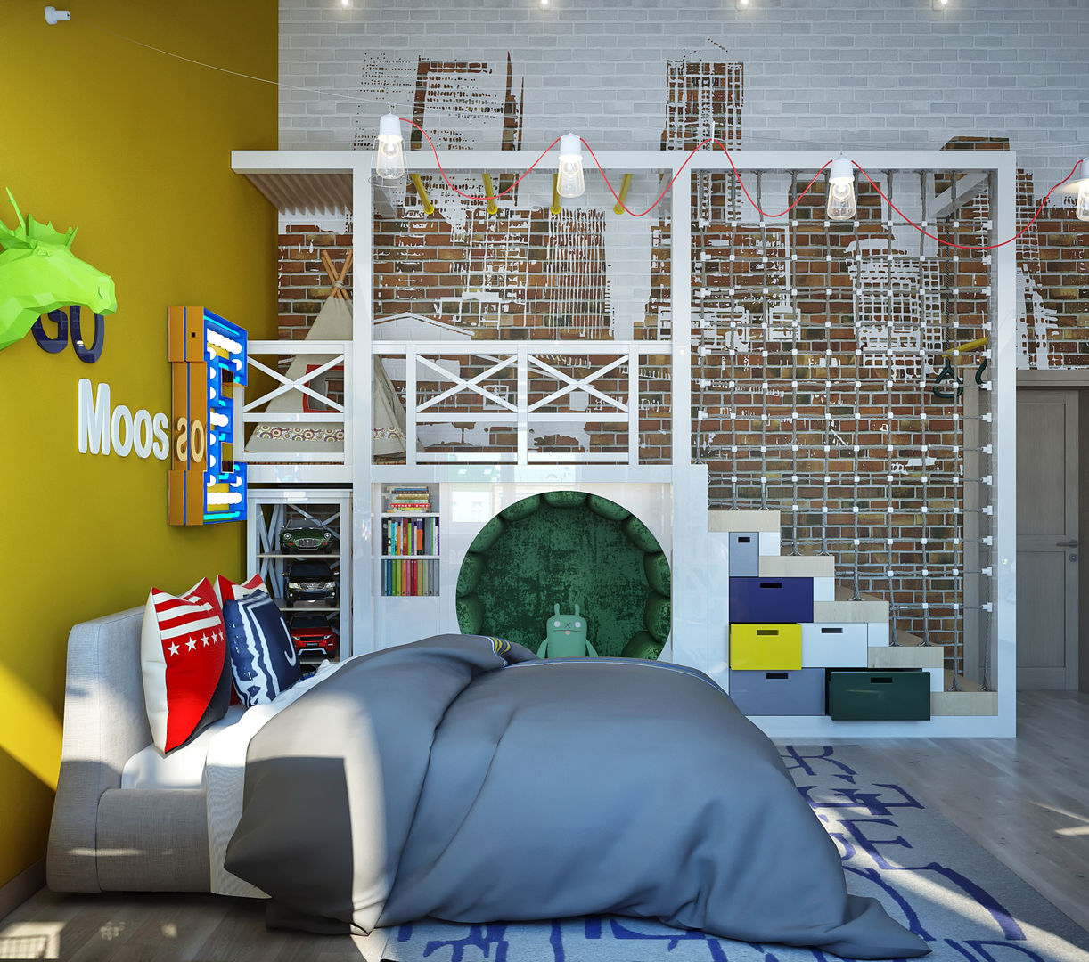 Детская комната для мальчика, Sweet Home Design Sweet Home Design Modern Kid's Room