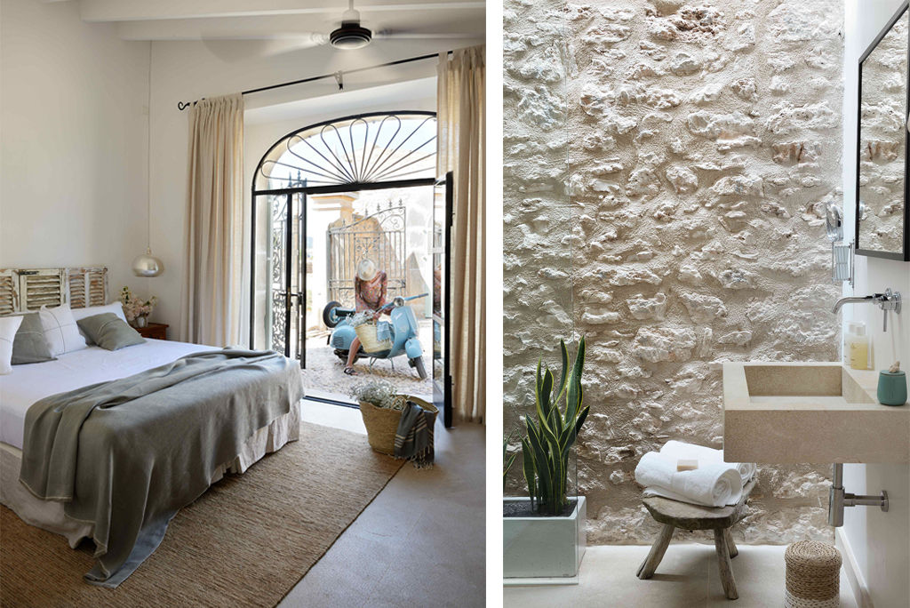 HOTEL CAL REIET – GUEST HOUSES, Bloomint design Bloomint design Mediterranean style bedroom