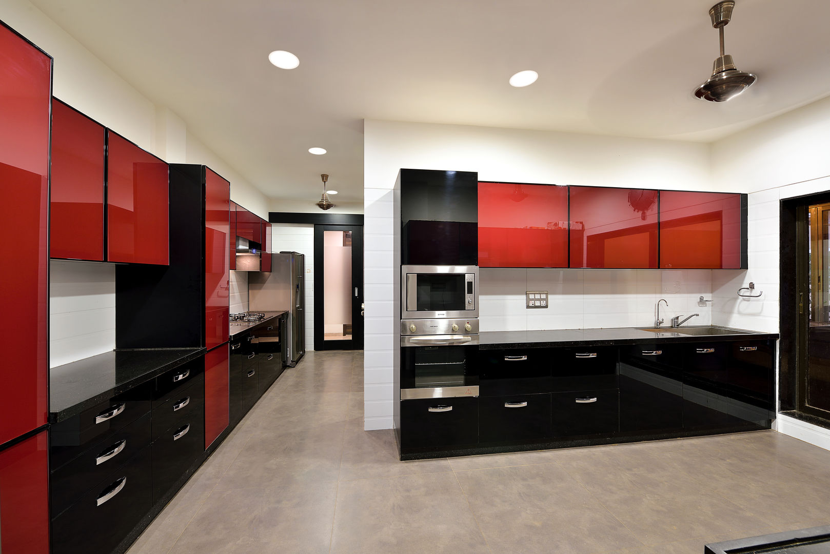 Kitchen ARK Reza Kabul Architects Pvt. Ltd. 미니멀리스트 주방