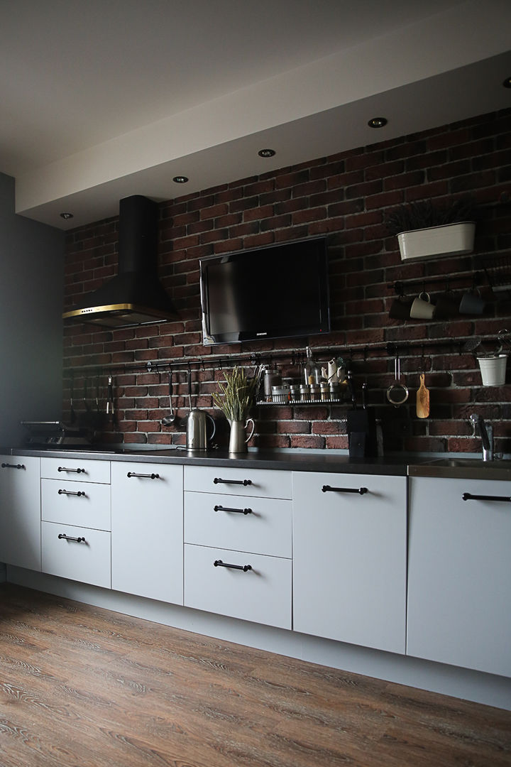 homify Dapur Gaya Industrial