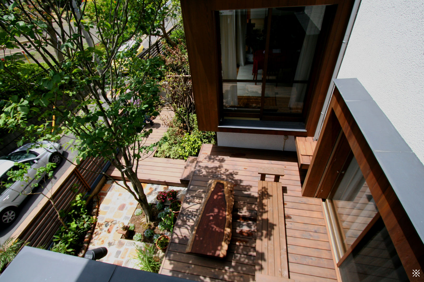 神木本町の家, 向山建築設計事務所 向山建築設計事務所 Modern Garden