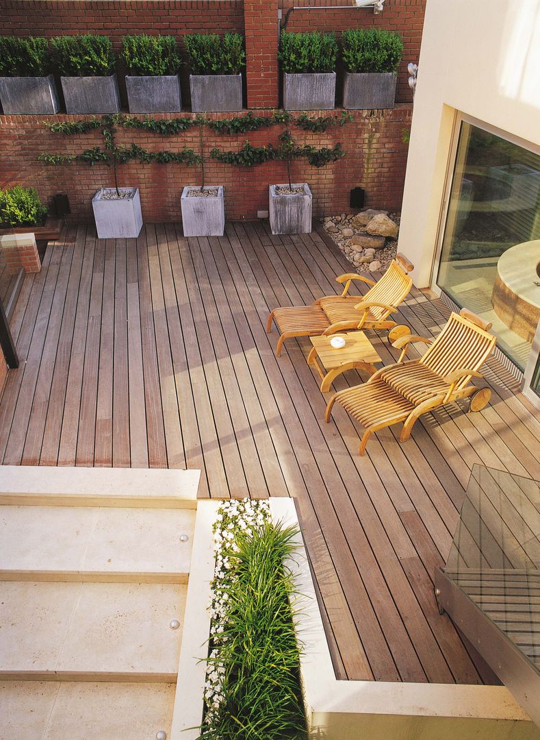 A private garden in West Hampstead, London, Bowles & Wyer Bowles & Wyer Patios & Decks