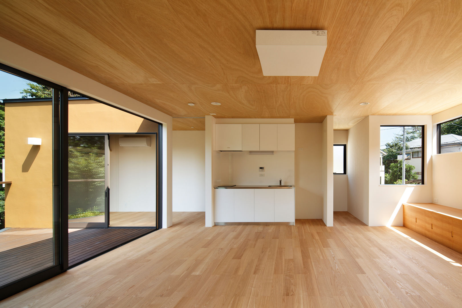 玉縄台の家, 向山建築設計事務所 向山建築設計事務所 Modern living room