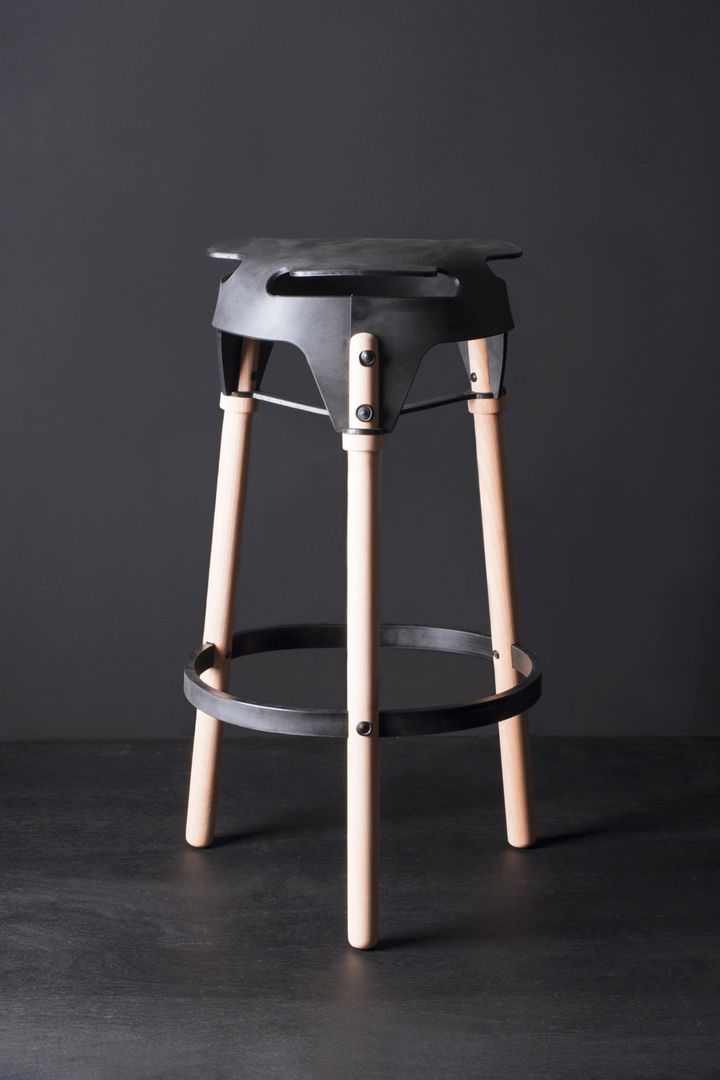 Weld Stool, Studio Joris de Groot Studio Joris de Groot Modern kitchen Tables & chairs