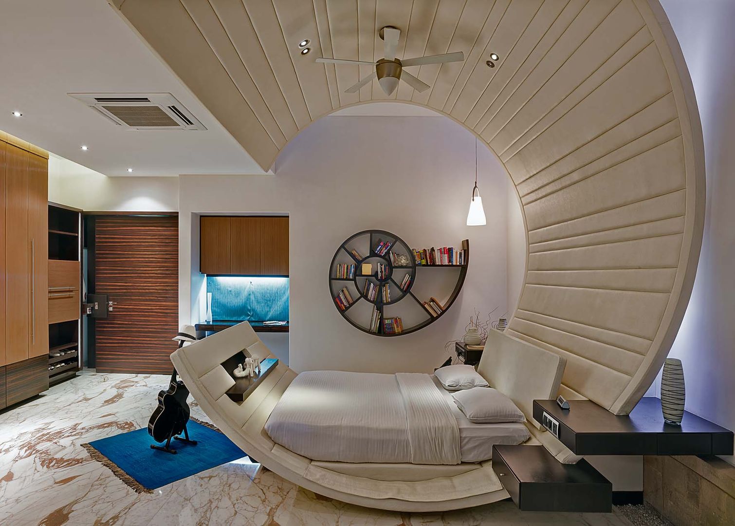 Nest - Private residence at Koregaon Park, TAO Architecture Pvt. Ltd. TAO Architecture Pvt. Ltd. Modern Bedroom