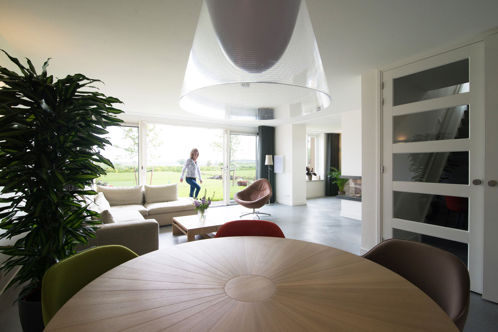 Woonhuis M&JW, Egbert Duijn architect+ Egbert Duijn architect+ Modern living room