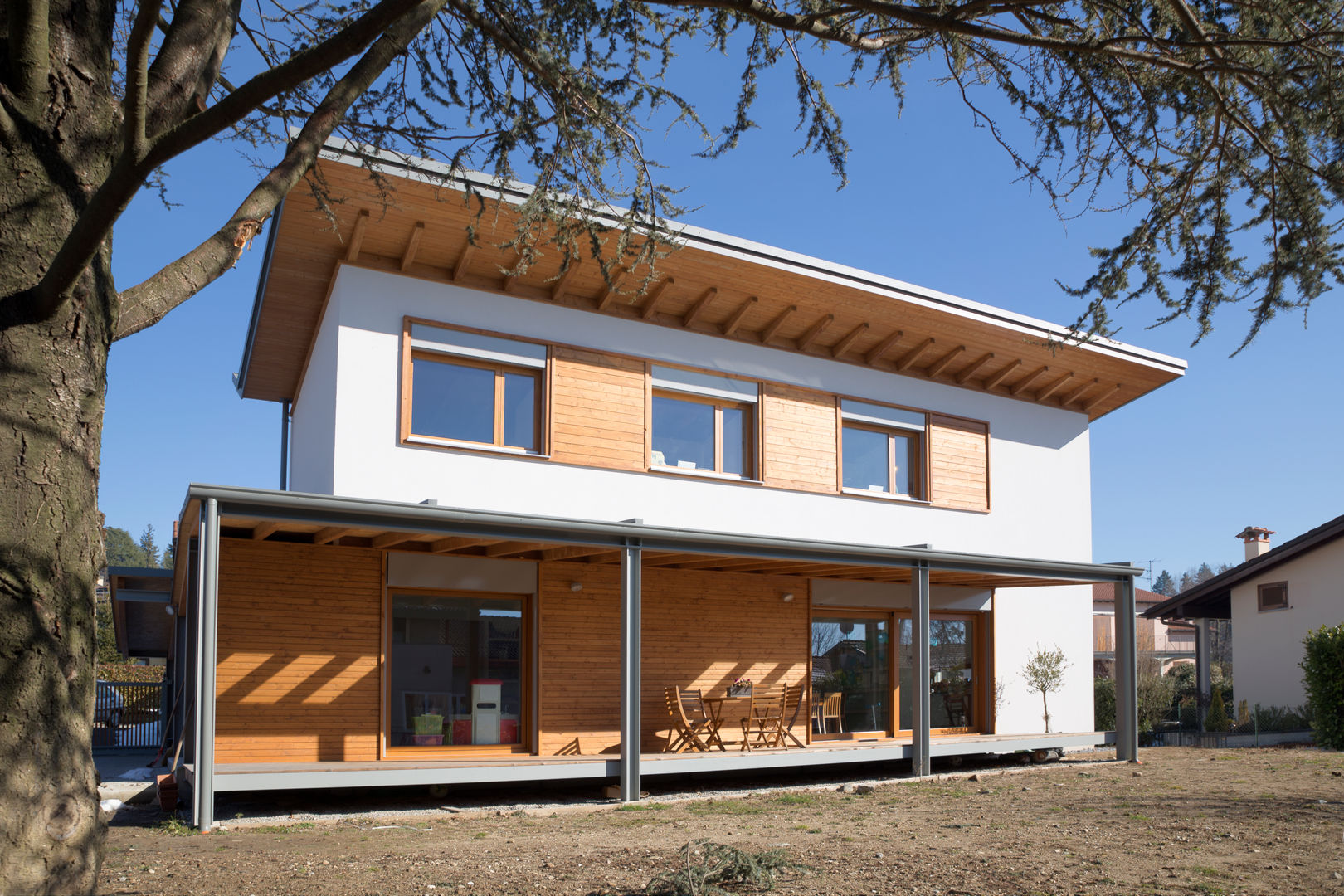 Ville prefabbricate in legno eleganti ed ecologiche, Novello Case in Legno Novello Case in Legno Casas modernas Madera Acabado en madera