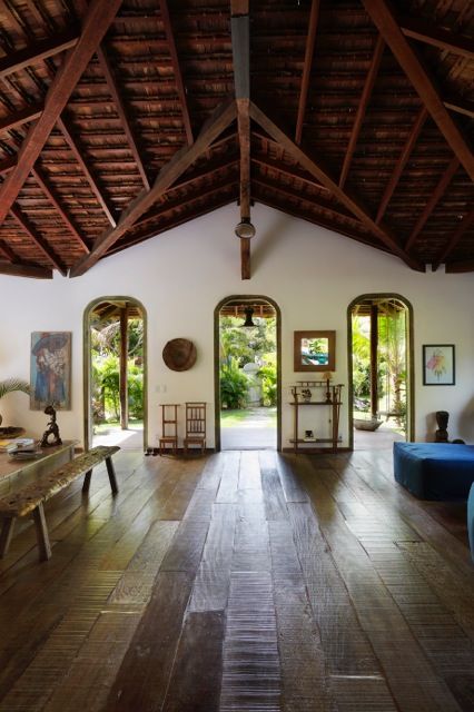 Casa Altos de Trancoso, Vida de Vila Vida de Vila Rustic style living room Solid Wood Multicolored