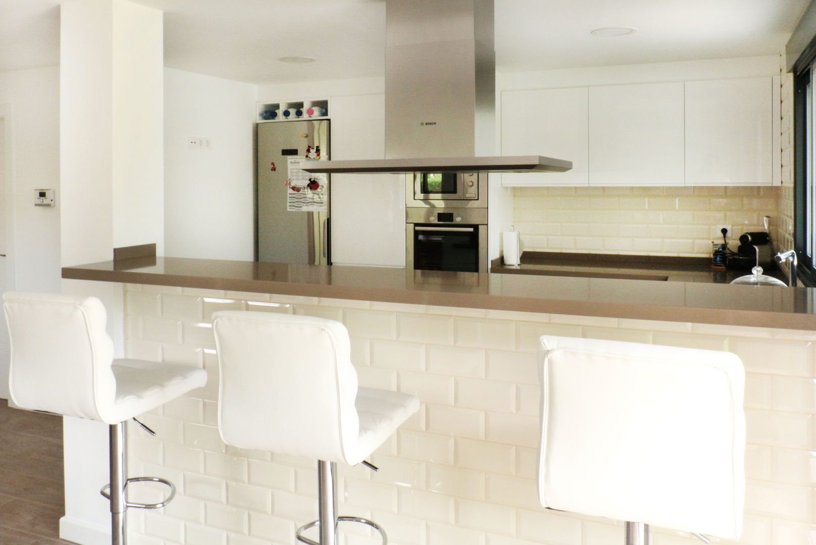 Antes de Casa de VV, en La Cañada, acertus acertus Modern kitchen