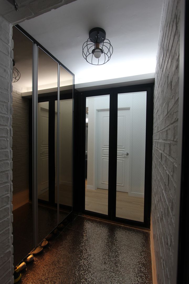 실용적인 수납과 공간활용 32py, 홍예디자인 홍예디자인 Modern corridor, hallway & stairs