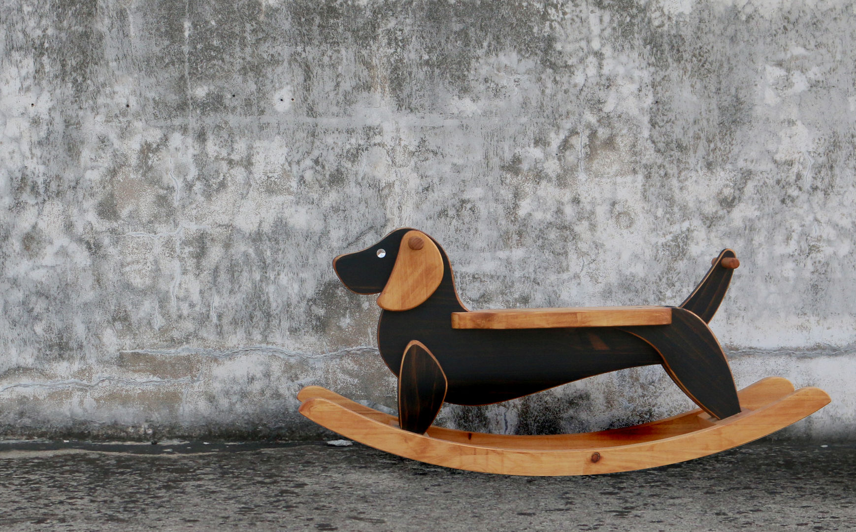 ROCKING DACHSHUND , ALP ALP Kamar Bayi/Anak Gaya Skandinavia Toys