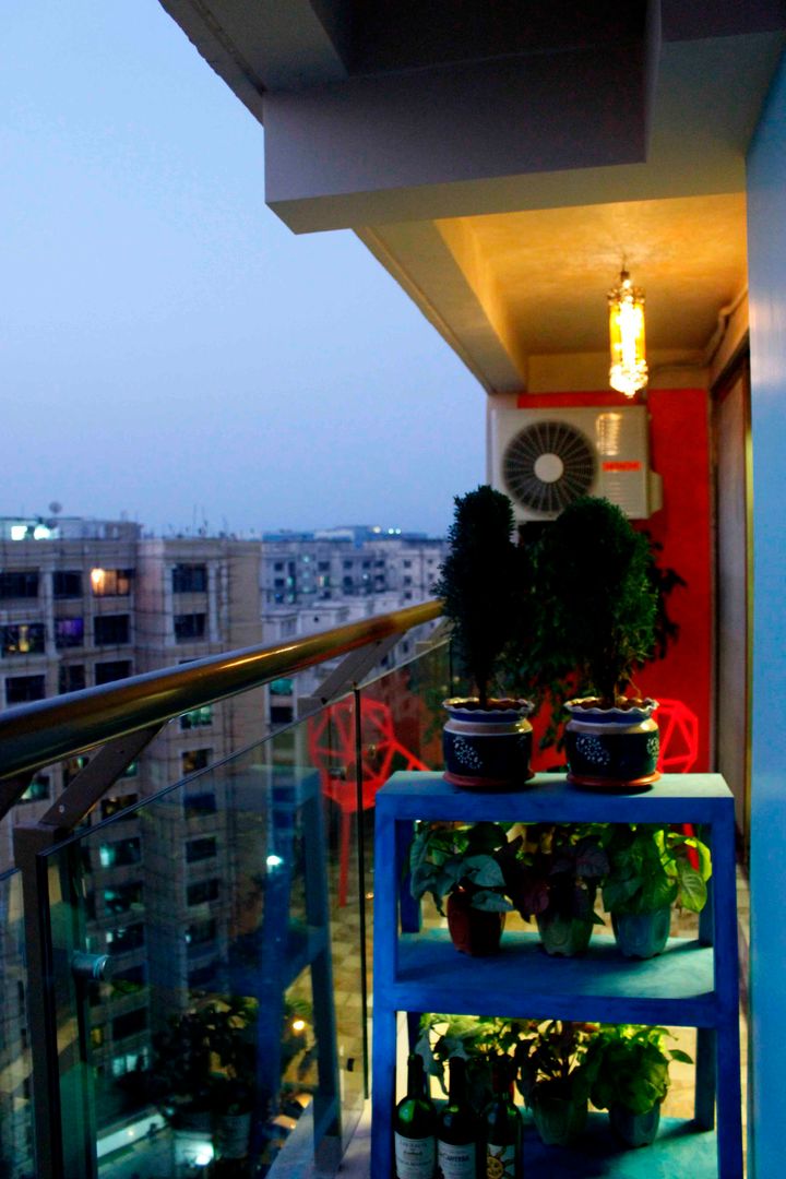 Residence at Raheja, Powai, JRarchitects JRarchitects Balcones y terrazas asiáticos