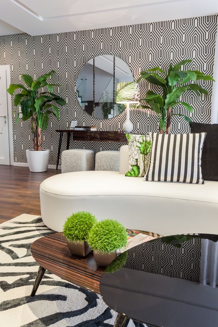 Sala Tropical Chic, Movelvivo Interiores Movelvivo Interiores Phòng khách phong cách nhiệt đới Sofas & armchairs