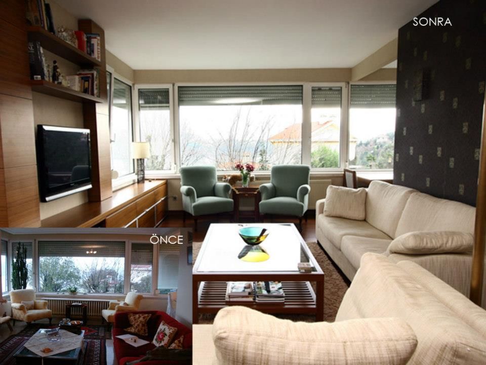 Ulus'ta Ev No.2, Bozantı Mimarlık Bozantı Mimarlık Modern living room