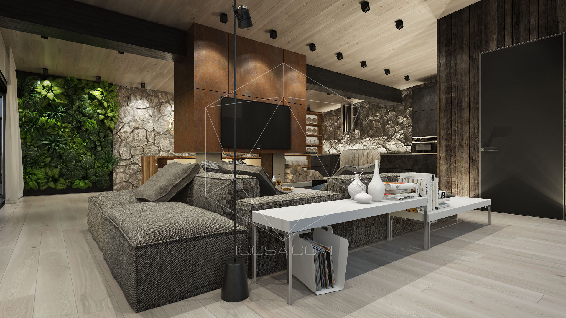 homify Salas de estilo industrial