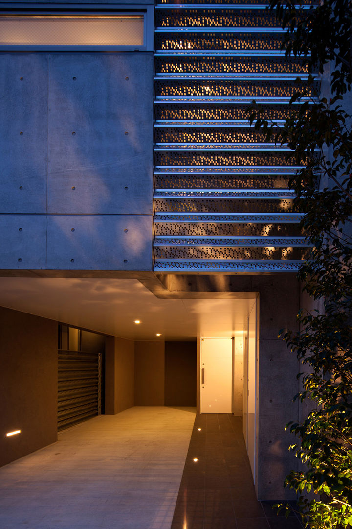 松原の家, Ｕ建築設計室 Ｕ建築設計室 Casas modernas Concreto reforzado