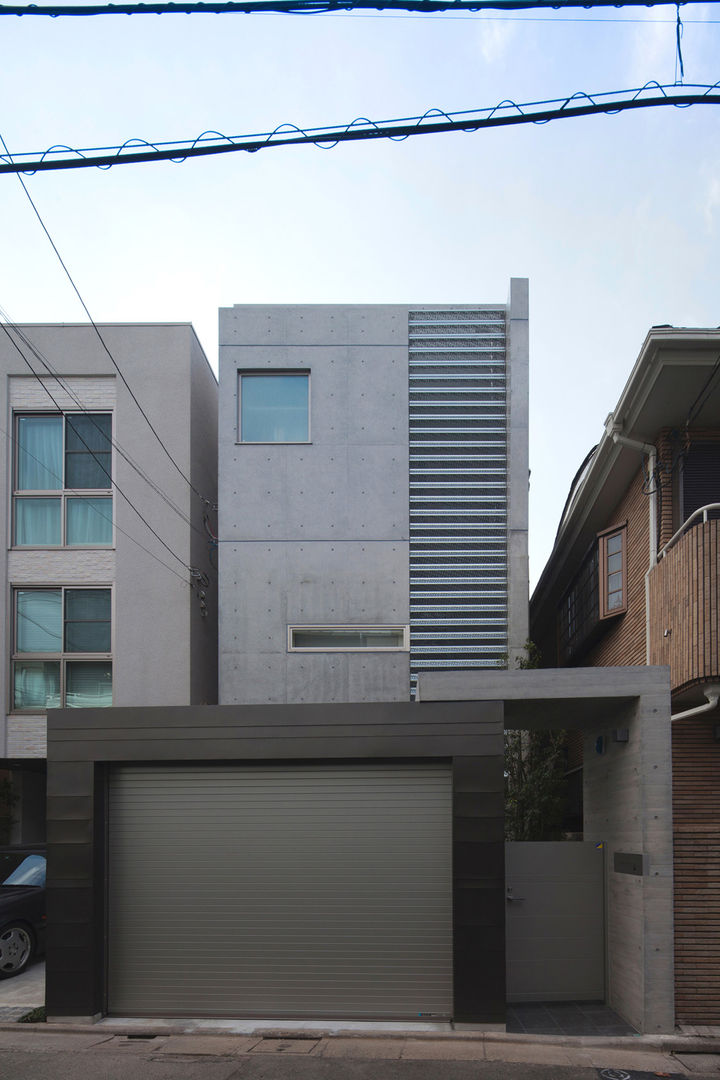 松原の家, Ｕ建築設計室 Ｕ建築設計室 Casas modernas Concreto reforzado