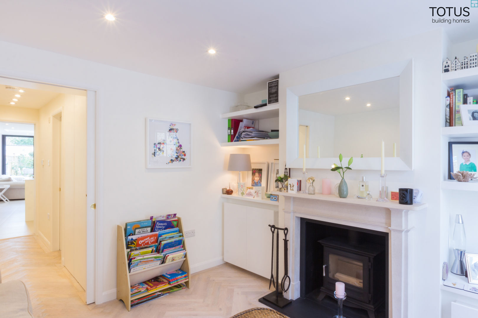 Extension and renovation, Wimbledon SW19, TOTUS TOTUS غرفة المعيشة