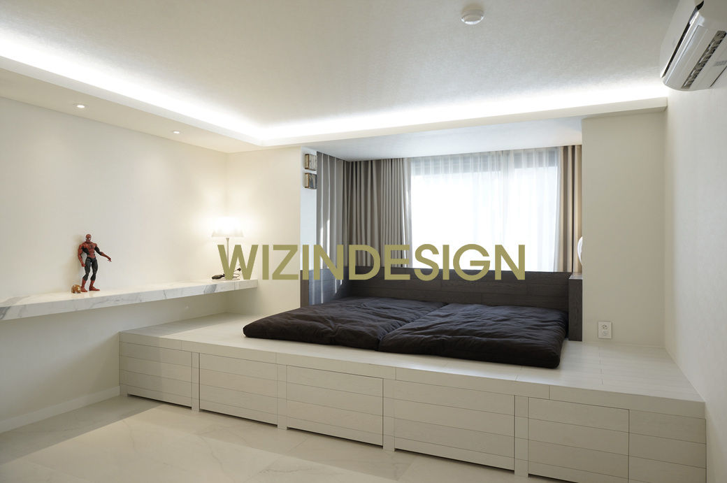 청담동 70평 아파트 , wizingallery wizingallery Habitaciones modernas