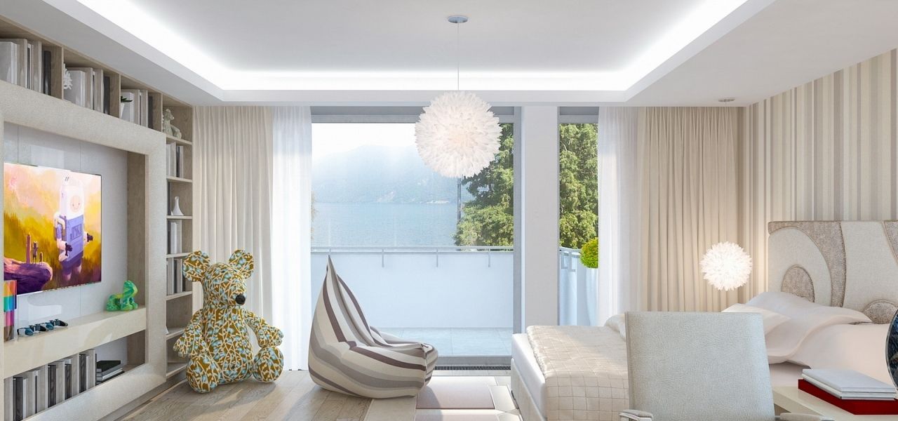 Интерьер двухуровневой квартиры, Швейцария, Локарно, LOFTING LOFTING Eclectische kinderkamers