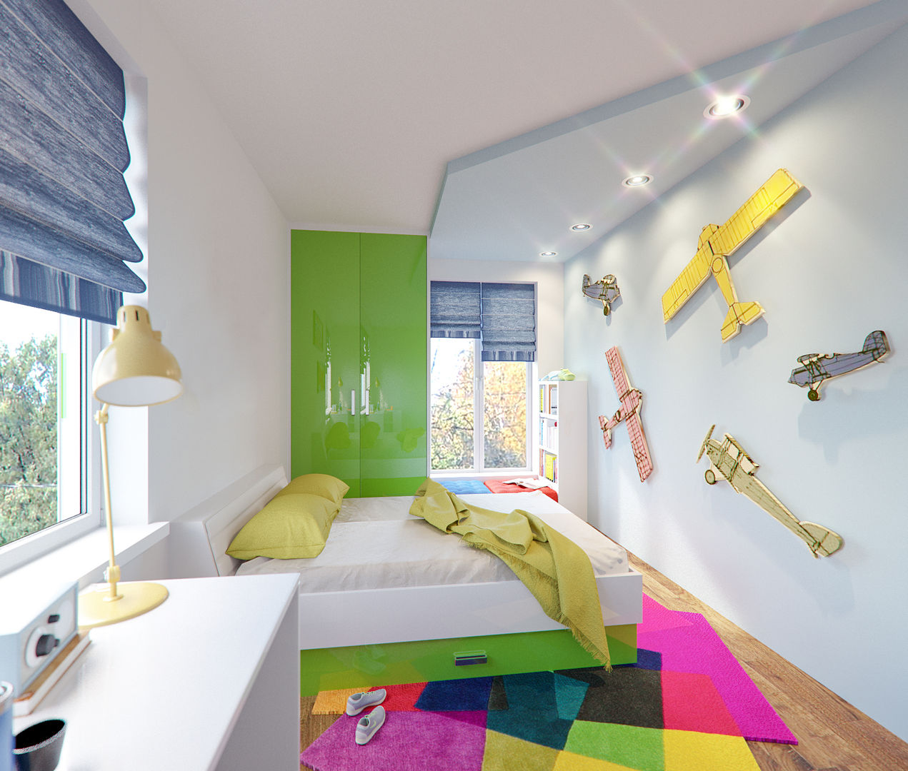 Children rooms in Frankfurt am Main, Hessen, Germany, Insight Vision GmbH Insight Vision GmbH Nowoczesny pokój dziecięcy