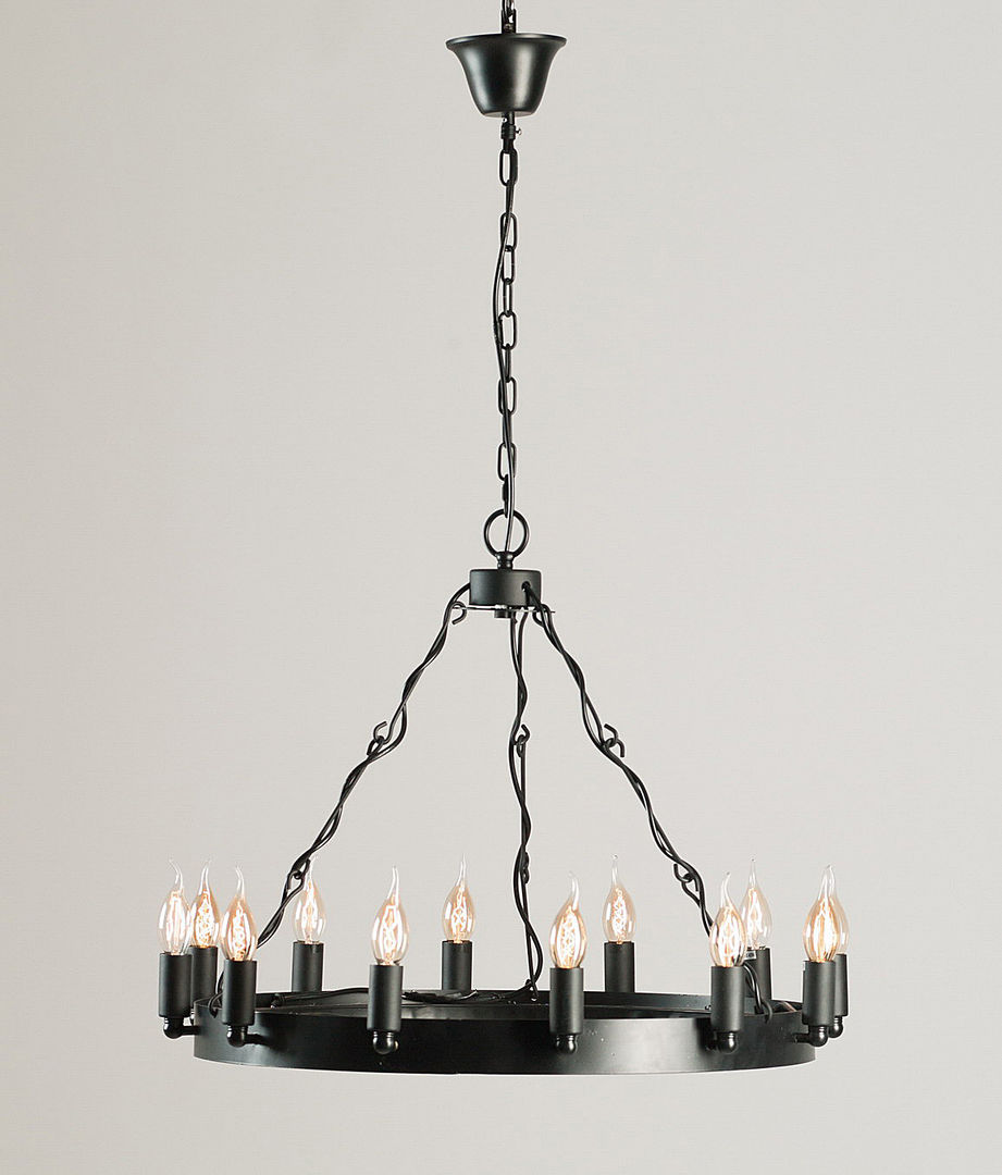 CROWN 1 – METAL CHANDELIER Altavola Design Sp. z o.o. Soggiorno moderno Metallo Illuminazione