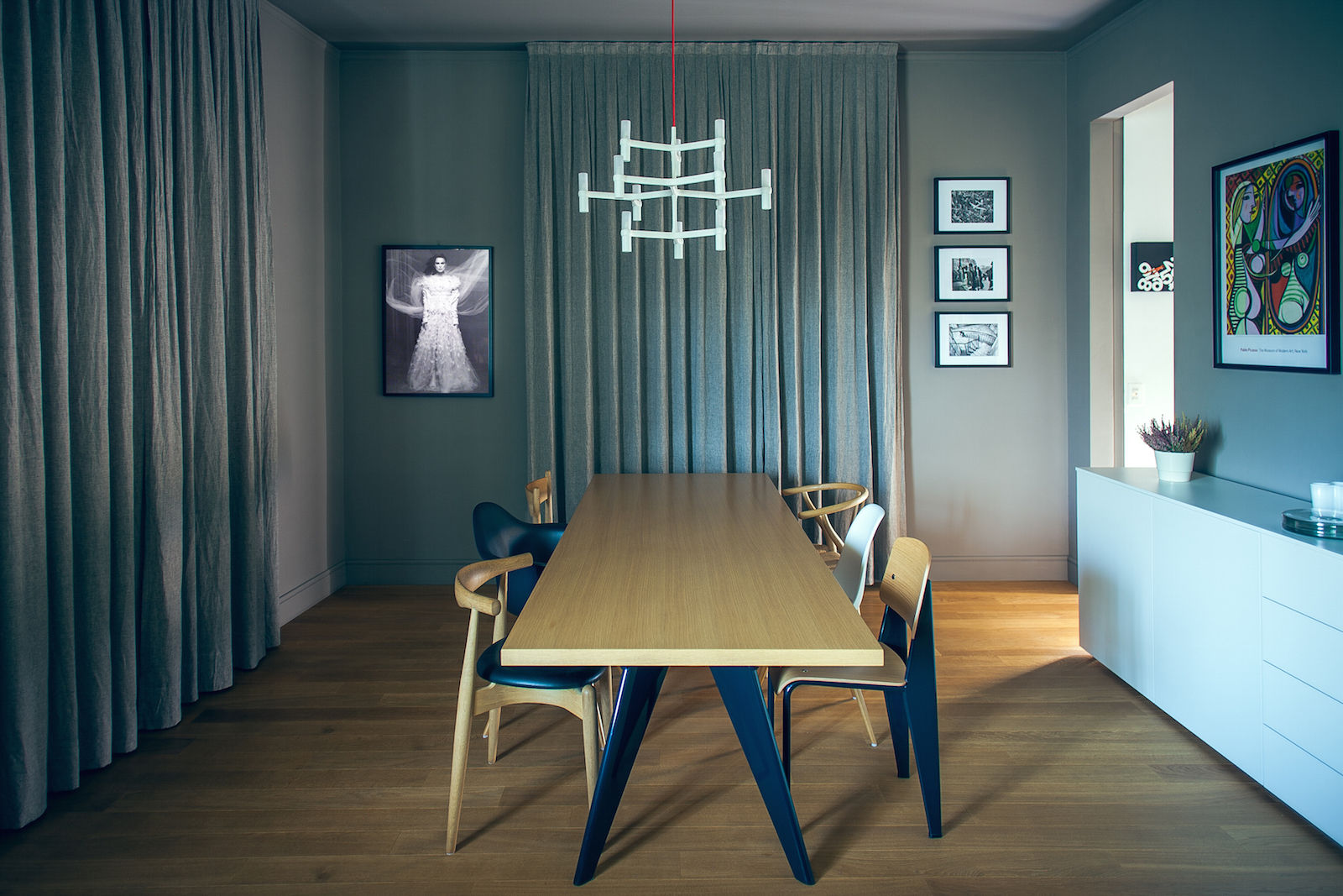 house#01, andrea rubini architetto andrea rubini architetto Scandinavian style dining room Wood Wood effect