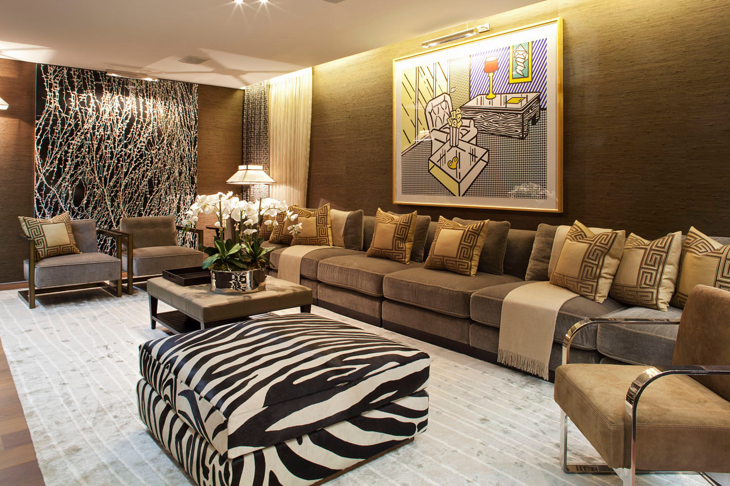 Tapetes a la medida, Calvirugs Calvirugs Modern living room Silk Yellow Accessories & decoration