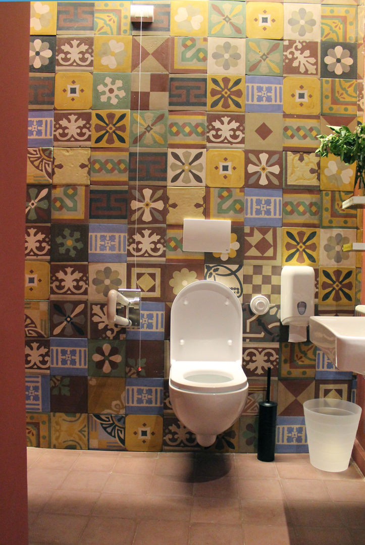 Cementine 20x20 cm - Le uniche ed originali, Romano pavimenti Romano pavimenti Modern bathroom ٹائلیں