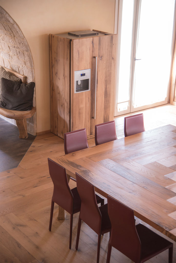 Villa Rustica: L’ultimo progetto RI-NOVO che ti fa innamorare , RI-NOVO RI-NOVO Rustykalny salon Drewno O efekcie drewna