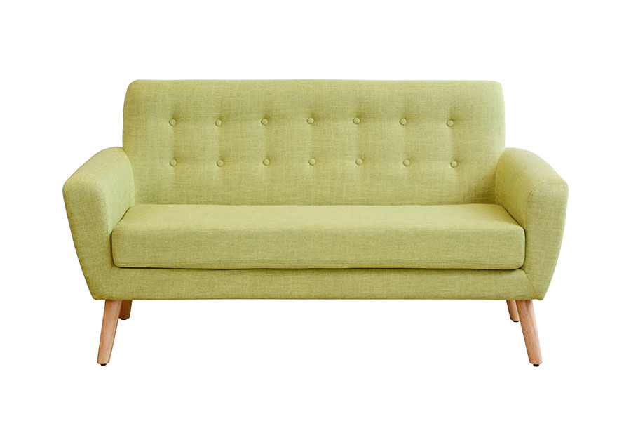 Sexton 2 Seater Sofa, Retro Green homify ミニマルデザインの リビング ソファー＆アームチェア