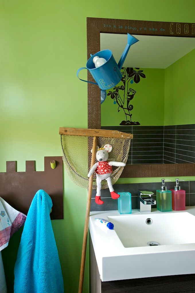 Bathroom for children Frédéric TABARY 浴室 陶器 洗手台