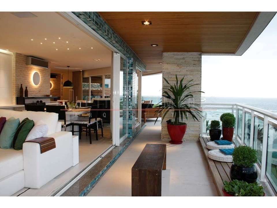 Cobertura praia, LX Arquitetura LX Arquitetura Тераса