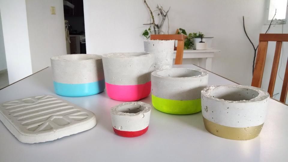 Conjunto de maceteros de interior de madera 3D, regalo para amantes de las  plantas, idea de decoración de apartamentos, diseño geométrico, minimalista  -  España