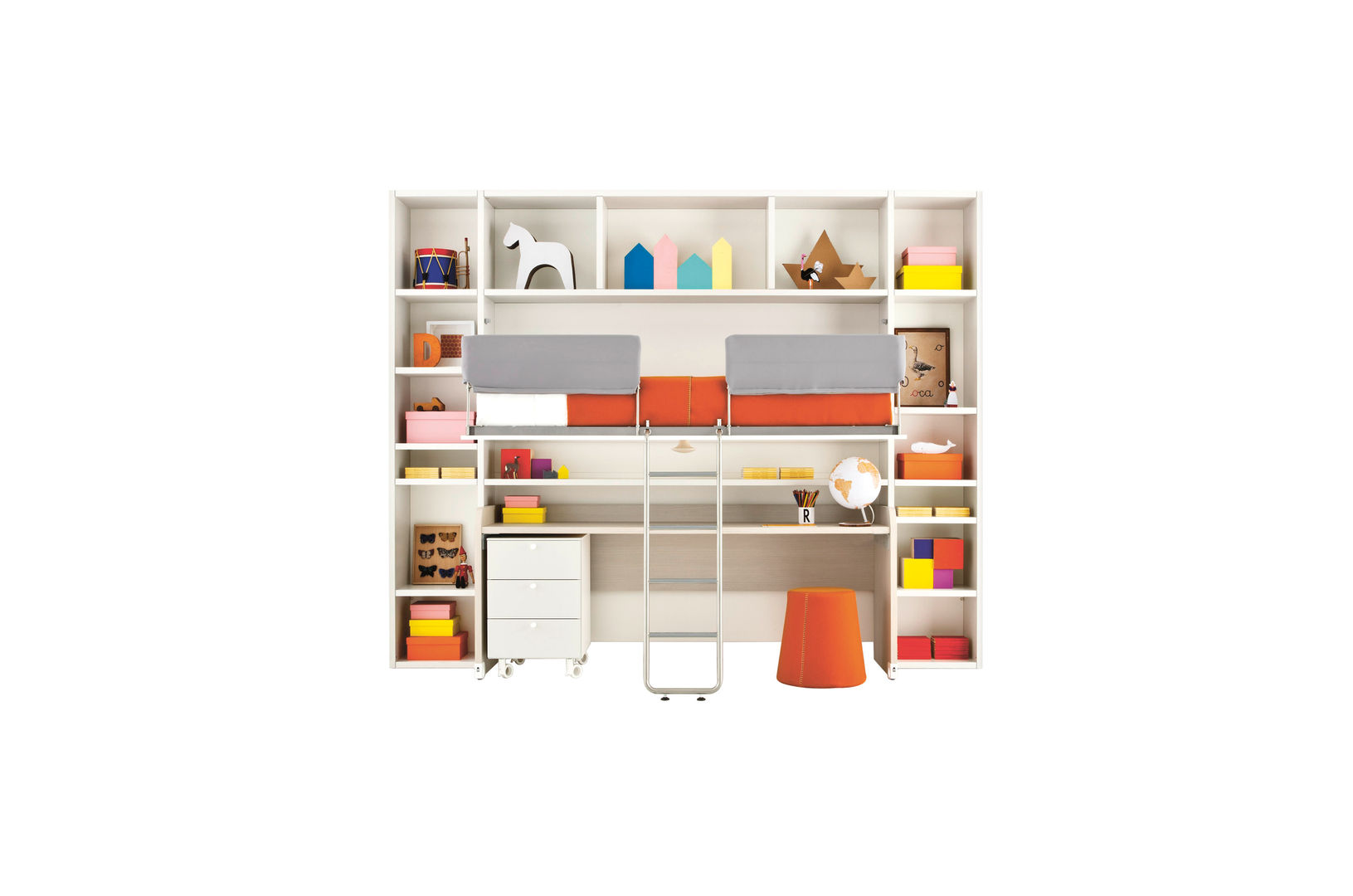 NIDI MOOVING : idee salvaspazio LETTO TWIDDY, Nidi Nidi Nursery/kid’s room Beds & cribs