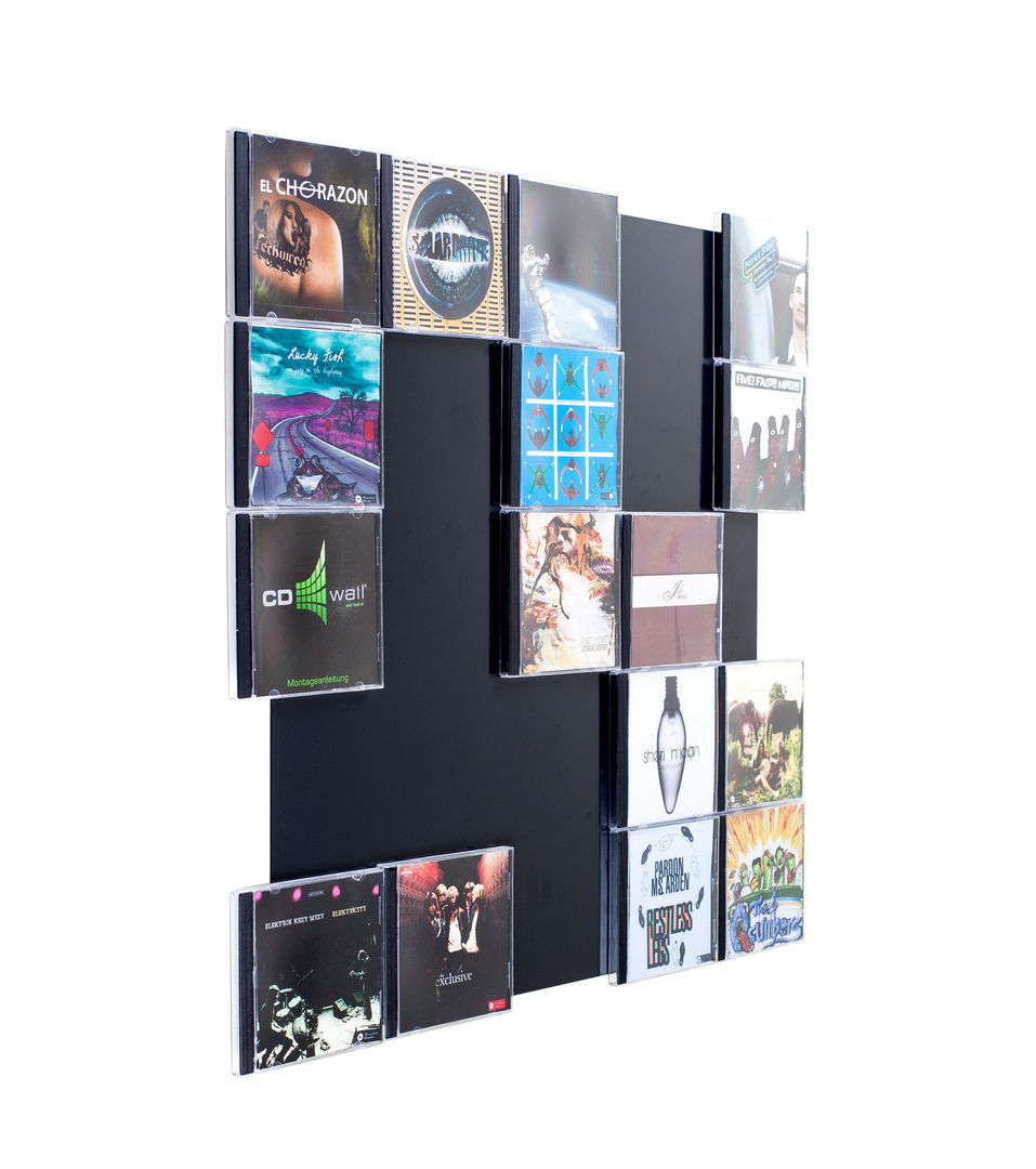 Superflache Wandmontage fr Ihre Lieblings CDs - Ihre CDs werden zum  Designobjekt | homify