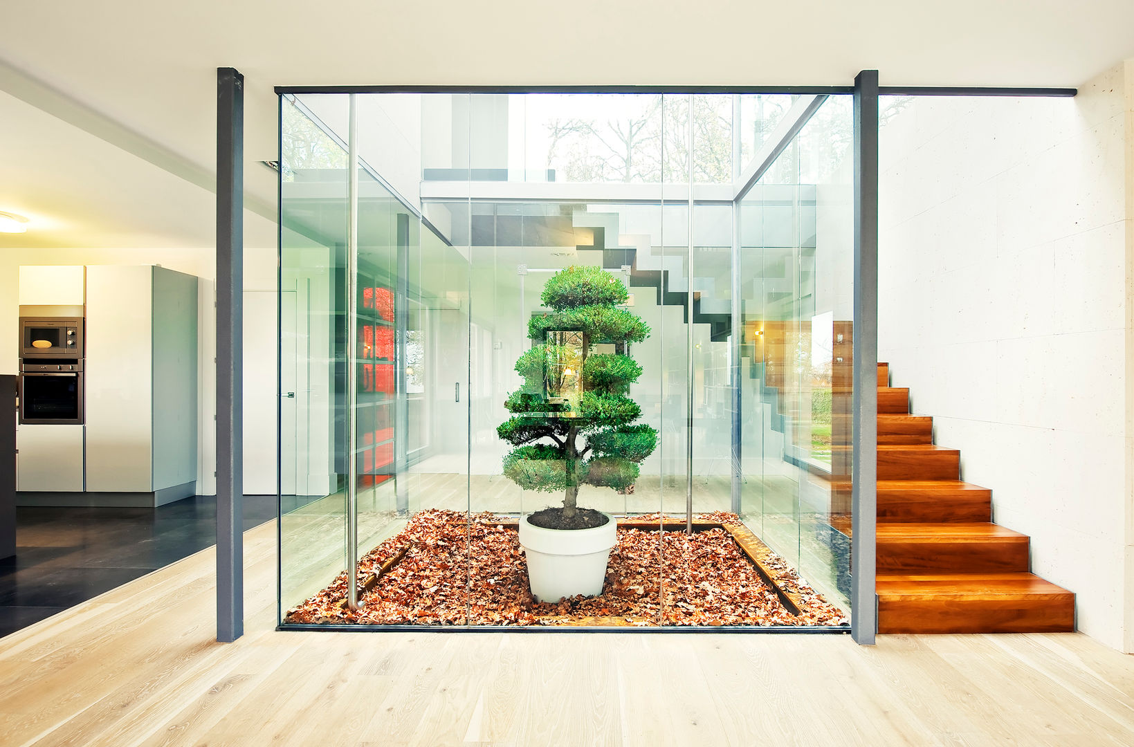 VIVIENDA EN ZABALAIN, rdl arquitectura rdl arquitectura Scandinavian style corridor, hallway& stairs