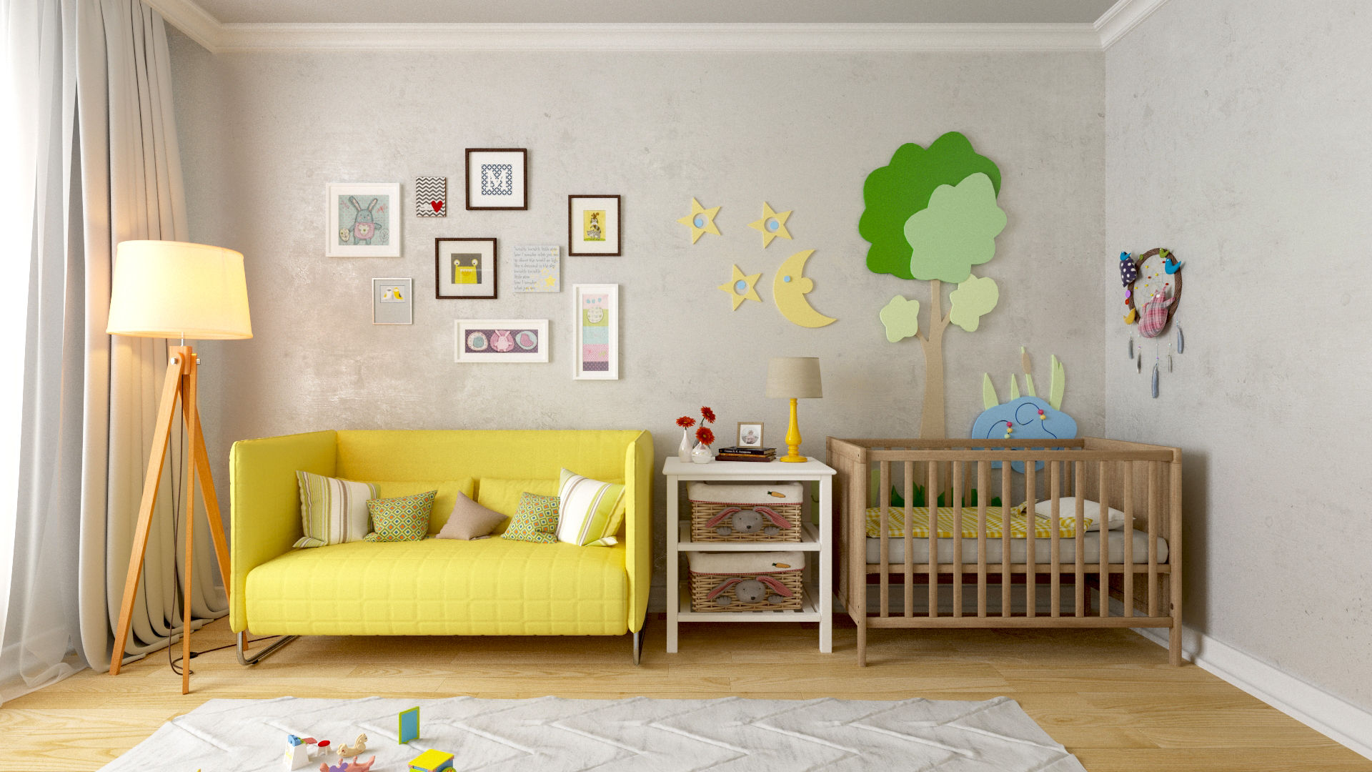 homify Classic style nursery/kids room