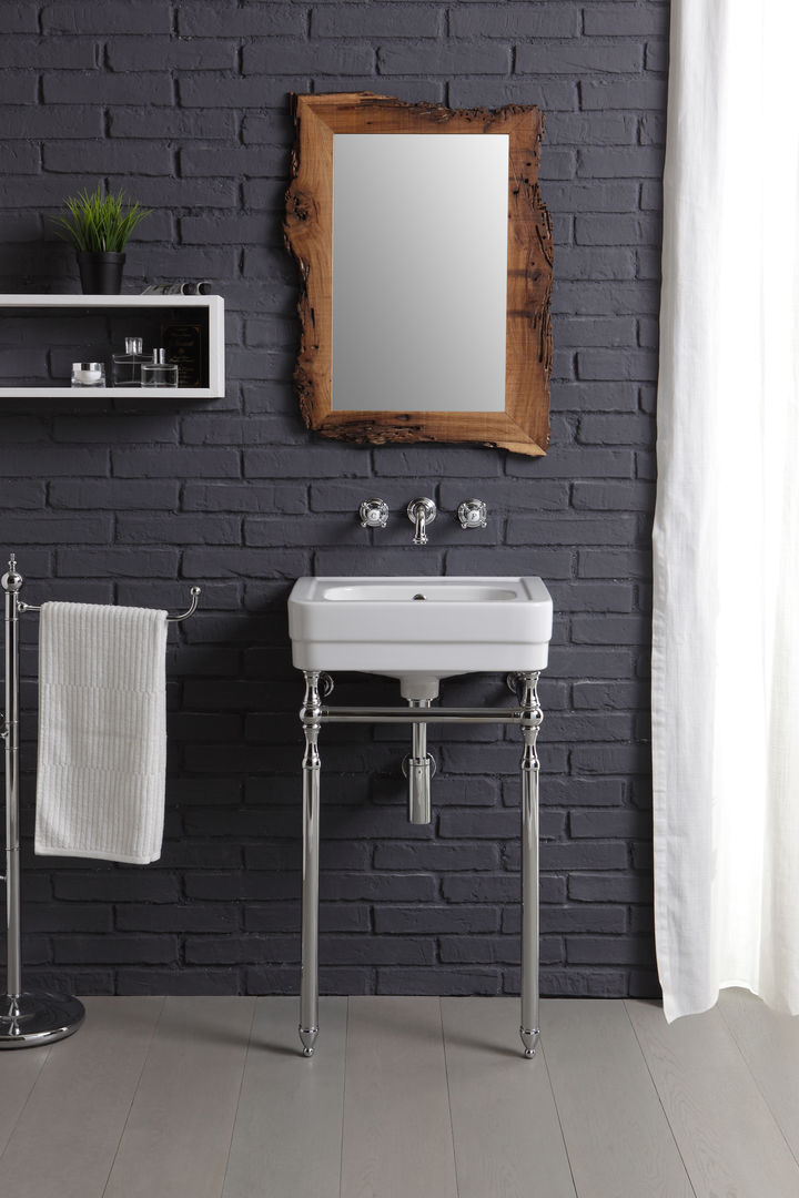 lavabo 50cm Provence'900 by BLEU PROVENCE, bleu provence bleu provence Ванная в классическом стиле Раковины