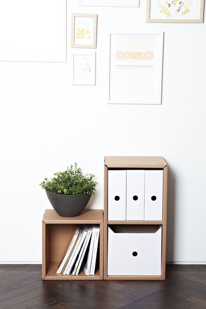 Paperpop, PAPERPOP PAPERPOP Ruang Studi/Kantor Modern Kertas Storage