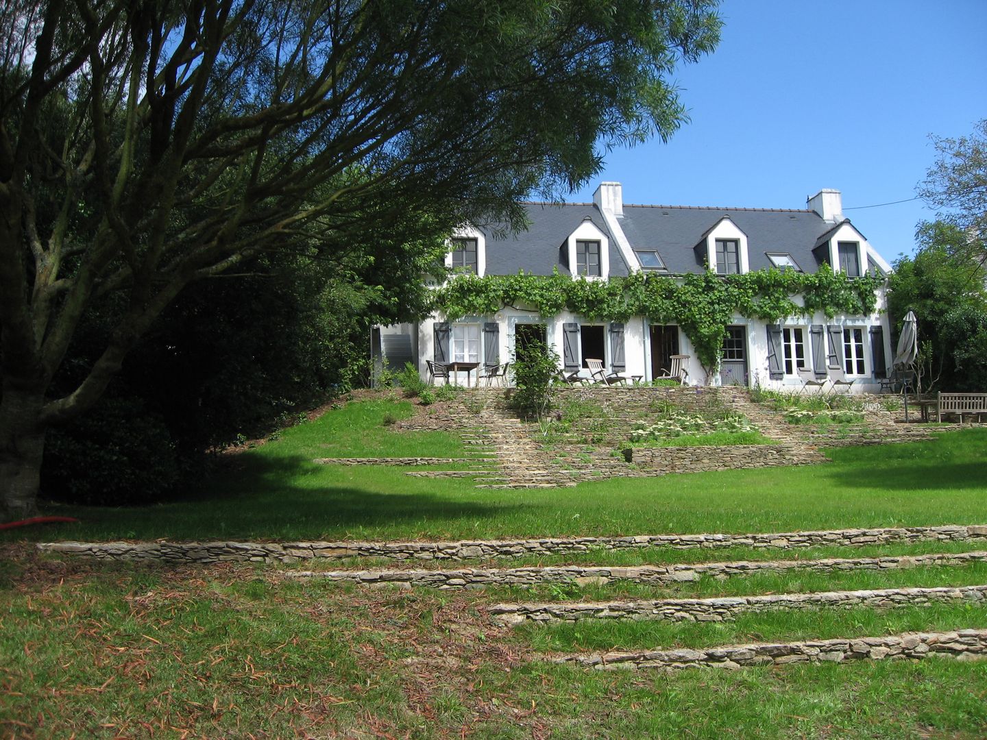 Escalier-jardin, Belle-Ile en Mer, Atelier Roberta Atelier Roberta 모던스타일 정원