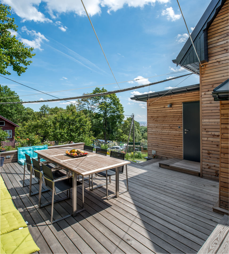 Wohnen im Sommerhause, UNA plant UNA plant Casas modernas