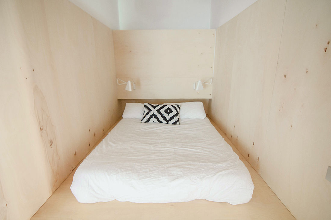 projecte virreina, degoma degoma Phòng ngủ phong cách hiện đại