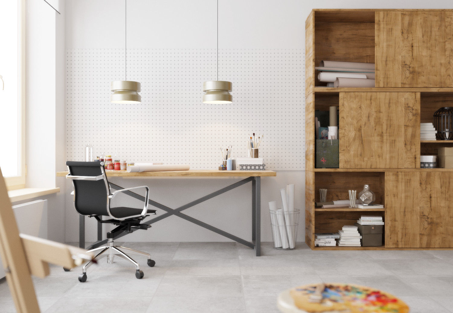 homify Scandinavian style study/office