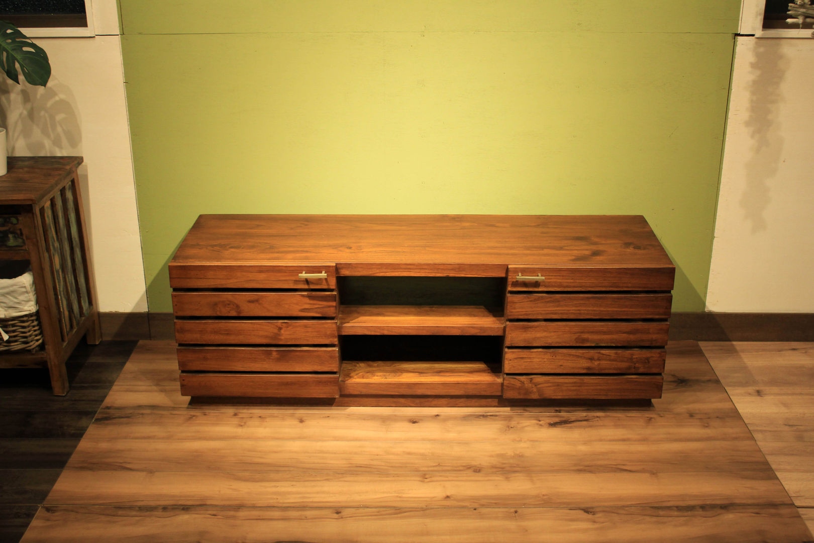 TV Board 【Teak】, najam najam غرفة المعيشة خشب Wood effect TV stands & cabinets