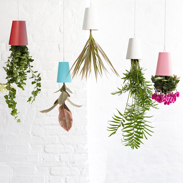 Jardinière sky- pots de fleurs retournés IdéeCadeau.fr Jardin intérieur Paysagisme d'intérieur