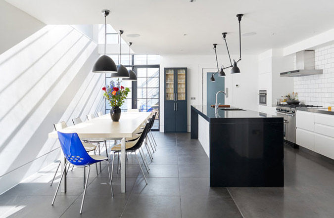 Briarwood Road Granit Architects Minimalist kitchen
