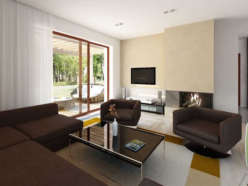 homify Salas de estar modernas