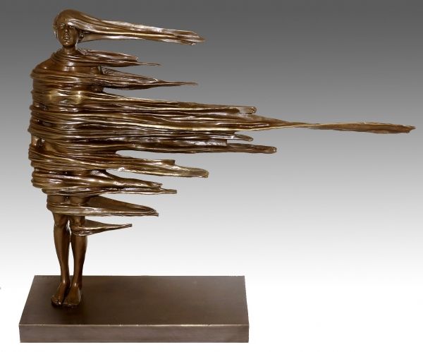 Contemporary Art Bronze Sculpture - Unwavering - Martin Klein Kunst & Ambiente - Bronzefiguren / Skulpturen Manufaktur Weitere Zimmer Skulpturen